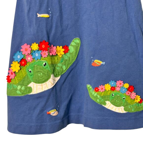Mini Boden Turtle Applique Dress - Picture 2 of 8